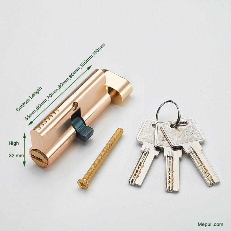 European Key Brass Cylinder Lock Gold 5501 1 European Key Brass Cylinder Lock Gold 5501