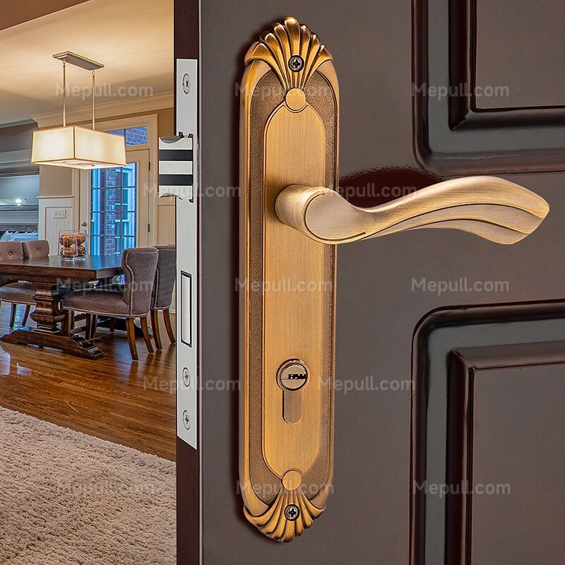 Jusheng Discount Vintage Coffee Color Door Handles 8570-7321 2 Jusheng Discount Vintage Coffee Color Door Handles 8570-7321 – Image 2