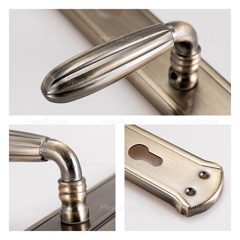 Jusheng Matt Black Square Door Handles With Key Lock 851125-918 3 Jusheng Matt Black Square Door Handles With Key Lock 851125-918 — изображение 3