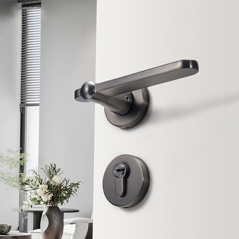 Matte Silver Internal Zinc Alloy Door Handles Z104911 4 Matte Silver Internal Zinc Alloy Door Handles Z104911 – Image 4