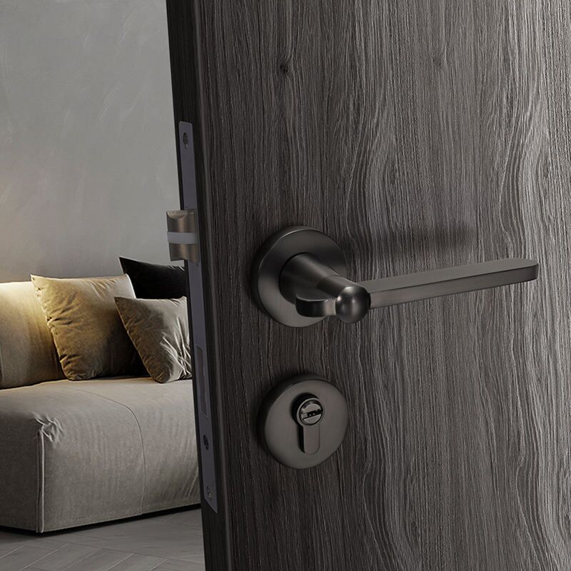 Matte Silver Internal Zinc Alloy Door Handles Z104911 2 Matte Silver Internal Zinc Alloy Door Handles Z104911 – Image 2