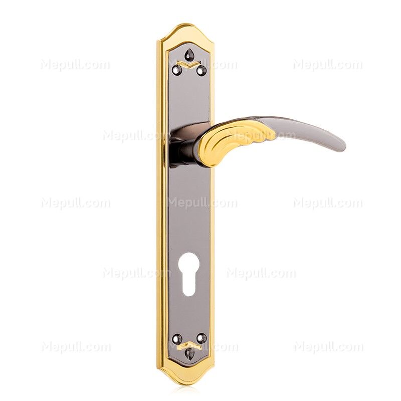 Jusheng Gold Black Nickel Two-Tone Premium Interior Door Handle 8563-9674 1 Jusheng Gold Black Nickel Two-Tone Premium Interior Door Handle 8563-9674
