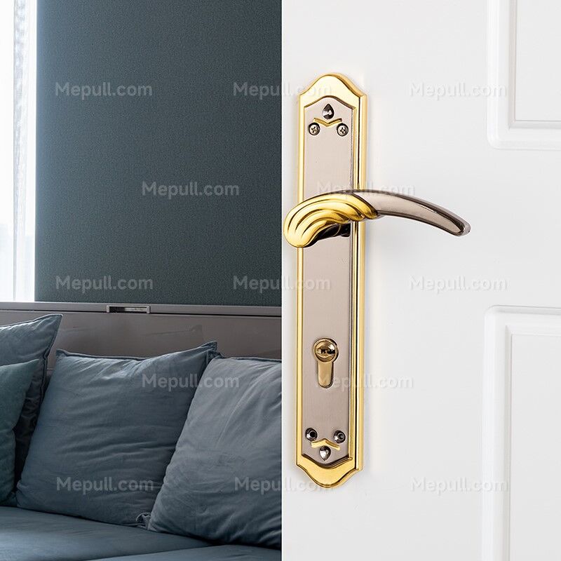 Jusheng Gold Black Nickel Two-Tone Premium Interior Door Handle 8563-9674 2 Jusheng Gold Black Nickel Two-Tone Premium Interior Door Handle 8563-9674 - Image 2